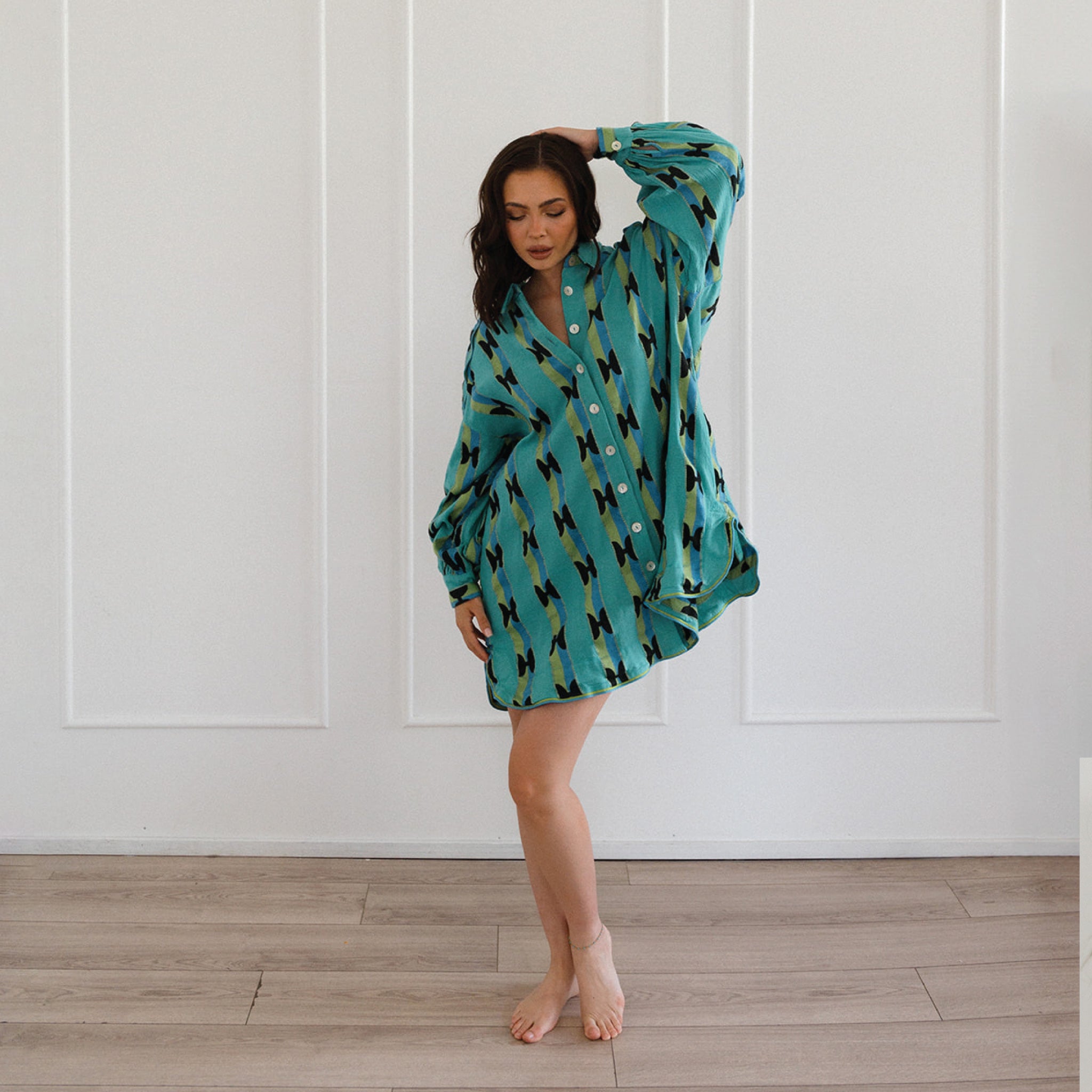 open lace back dress Olivia Oversized Shirt – CollinsTheLabel