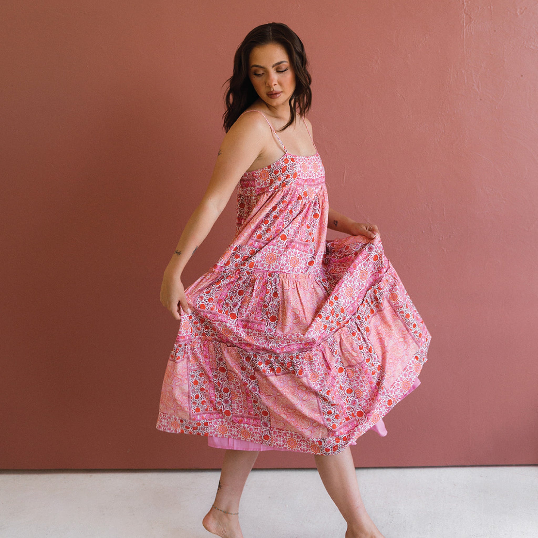 ワンピース NEIGHBORHOOD check patchwork dress S Louie Patchwork Dress by Sea New York | Rent the Runway
