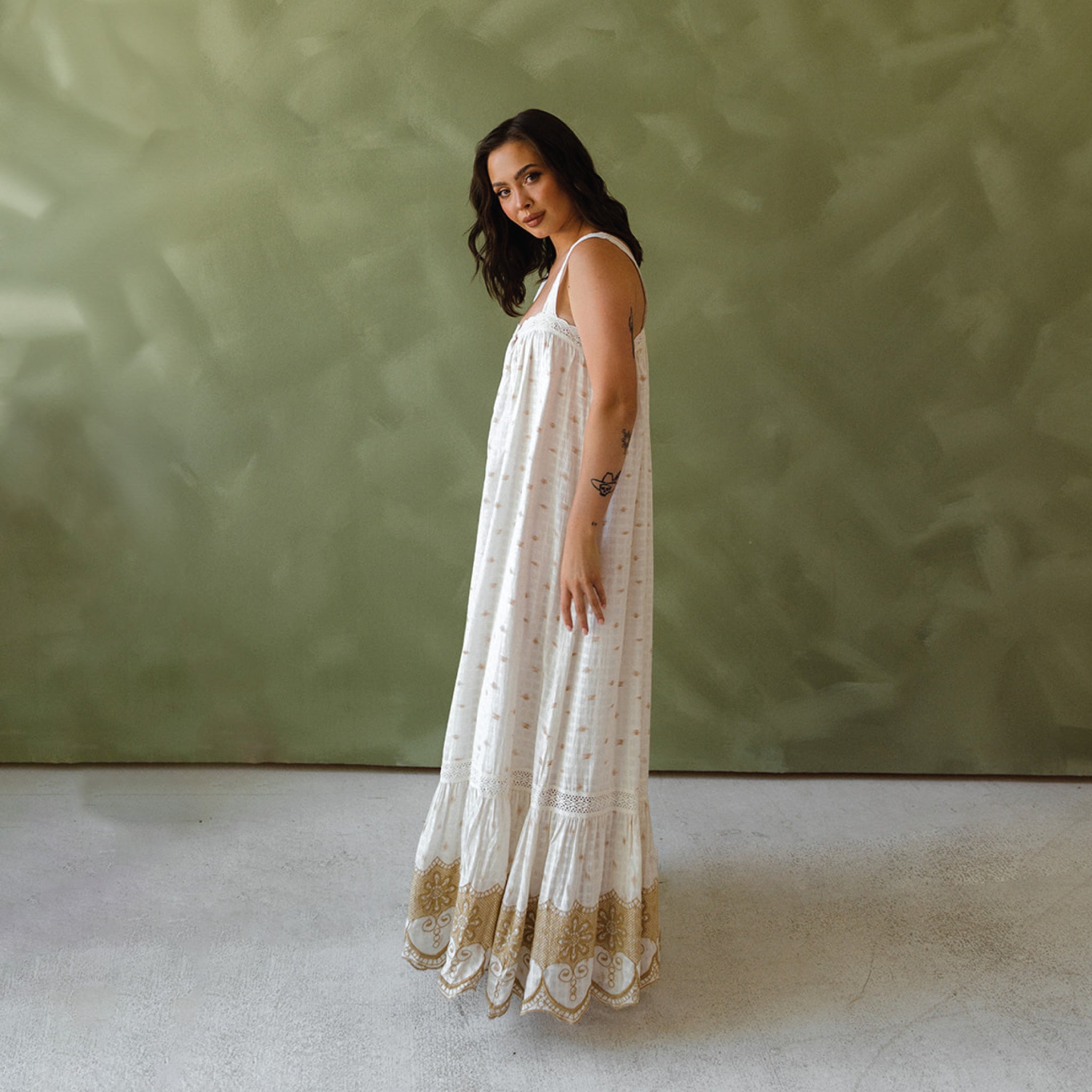 greta maxi dress beige Greta Maxi Dress | Beige | Womens